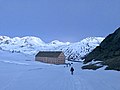 Moonset at Simplon Pass