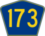 Highway 173 marker