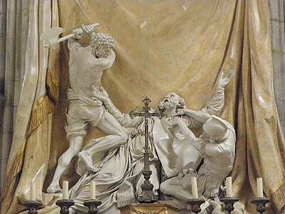 The martyrdom of Saint Severin, by Joseph Hermand