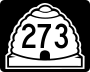 State Route 273 marker