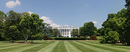 The White House and surrounding grounds