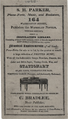 Advertisement, 1825