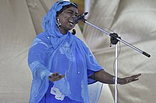 Hibo Nura performs during the 54th Anniversary of the Somali National Army held at the Army Headquarters (April 12, 2014)