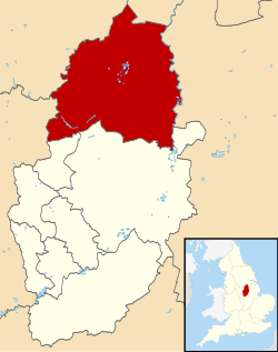 Shown within Nottinghamshire