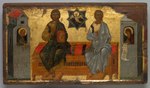新约中的圣三一形象，约1450年，木板上的蛋彩画（美国克里夫兰美术馆）