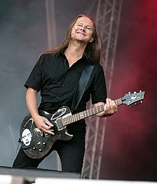 Torstensen with Clawfinger in 2019