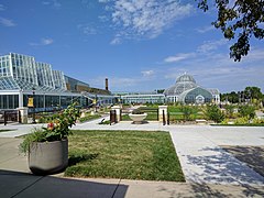 Como Zoo is connected to the Marjorie McNeely Conservatory.