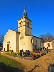 The church in Silly-sur-Nied