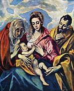 based on: Holy Family with Saint Anne 