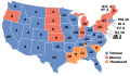 Map of the 1948 electoral college