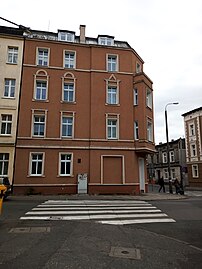 Frontage onto Jackowskiego street