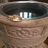 Detail of the Norman font