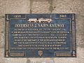 Memorial plaque, Nairn station