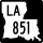 Louisiana Highway 851 marker
