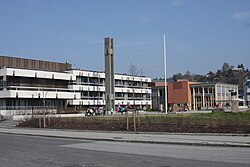 View of the government building for Lyngdal municipality