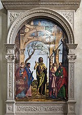 John the Baptist among the saints Peter, Marco, Jerome and Paul by Cima da Conegliano