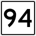 State Route 94 marker