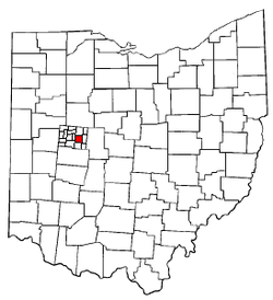 Location of Jefferson Township in Ohio