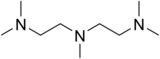 Skeletal formula of PMDTA