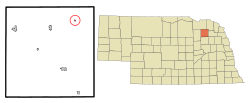 Location of McLean, Nebraska