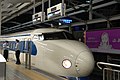 Image 38The Japanese 0 Series Shinkansen pioneered high speed rail service. (from Train)