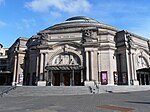 Cambridge Street, Usher Hall, Including Sculpture And Standard Lamps