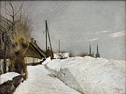 L.A. Ring: Winter Day in Roskilde (1929)