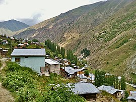 Yaylalar in 2011, looking west up the Büyük Cay valley