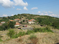 Overlooking view of the village