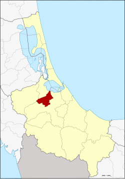 District location in Songkhla province