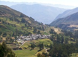 The village of Astobamba, Cajatambo District