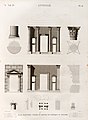 Plan and elevation of the portico of the Roman theatre