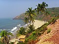 Arambol beach in Goa.