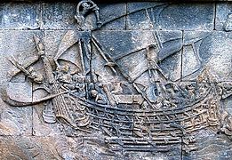 婆羅浮屠船（英語：Borobudur ship）浮雕