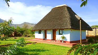 First earthbag house in Rumphi district at Roscher Youth Development Centre