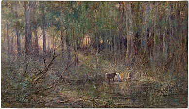 Frederick McCubbin, Violent and Gold, 1911