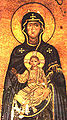 Mother of God, mosaic fresco