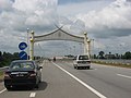 A new concrete bridge over Pahang River