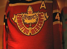 Edmonton Mercurys hockey jersey