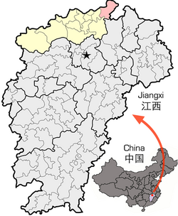 彭泽县的地理位置