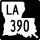Louisiana Highway 390 marker