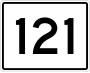 State Route 121 marker