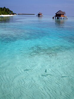 Maldives Meeru island, East side