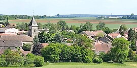 A general view of Mandres-la-Côte