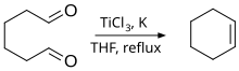 Formation of a cycloalkane via an Intramolecular McMurry Reaction