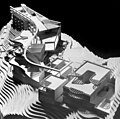 “The Peak” Resort. Hong Kong. International Competition Entry. Model. Author, team leader. 1983