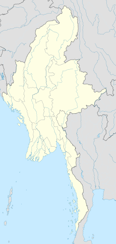 2016年4月缅甸地震在缅甸的位置