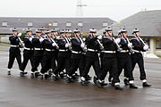 Naval service passing out, Ireland.