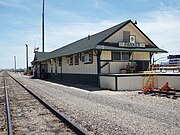 The Arizona and California Railroad Station built in 1908.