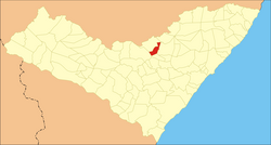 Location of Paulo Jacinto in Alagoas